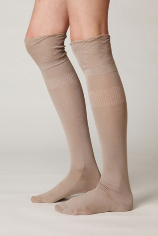 Cinched Knee Sock