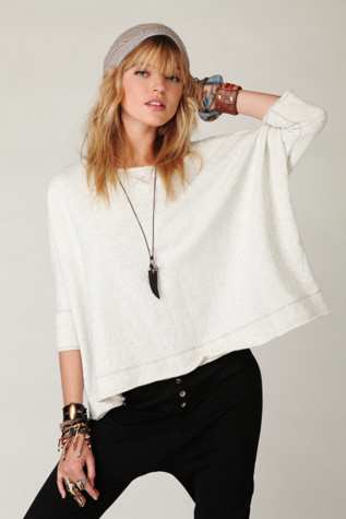 Boxy Solid Pullover