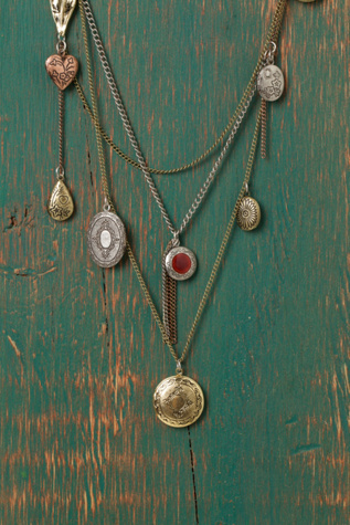 Locket Bib Necklace