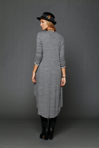 Ribbed Up Maxi Cardigan