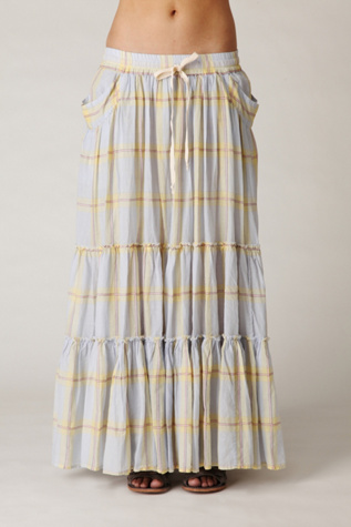 Plaid Maxi Skirt