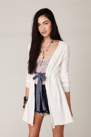 Long Sleeve Tie Cardigan