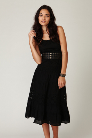 Burn-Out Halter Dress