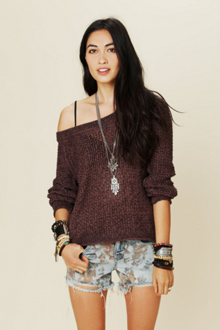 Marled Yarn Pullover