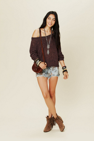 Marled Yarn Pullover
