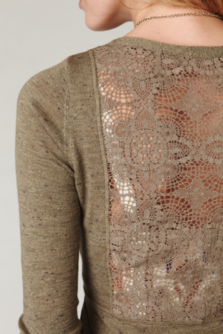 Long and Lean Speckled Cardigan