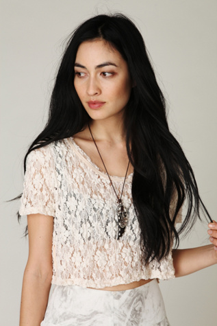 Lacey Boxy Crop Tee