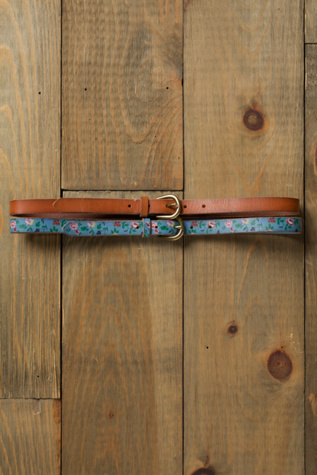 Double Ditsy Waist Belt