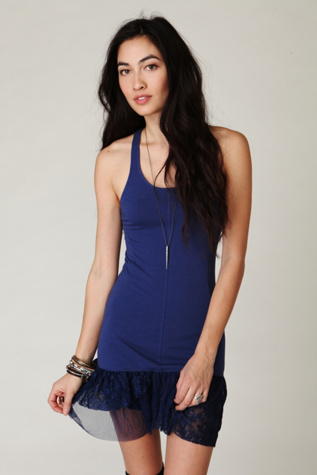 Corset Ruffle Bottom Slip
