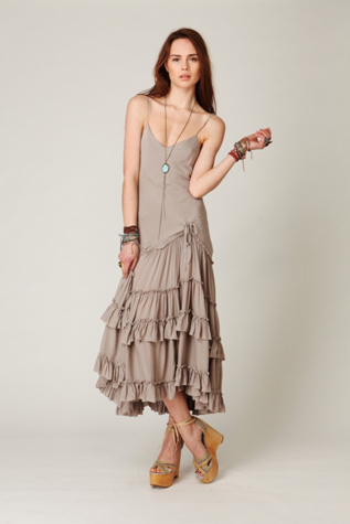 Tracks of My Tiers Maxi Dress