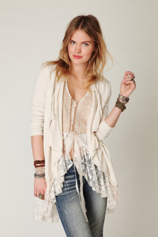 Cropped Back Layered Jacket