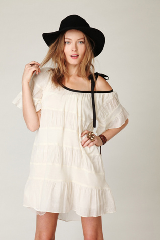 Textured Hi-Low Tunic Dress