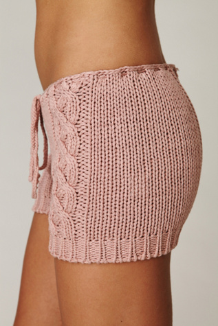 Cable Knit Shorts