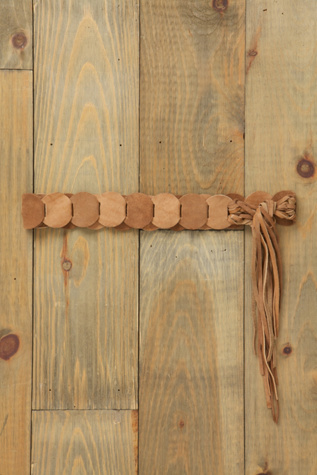 Patched Tie Belt