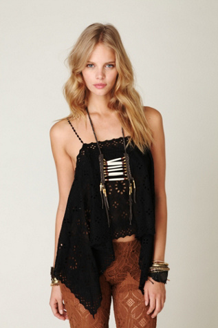 FP New Romantics Tumbling Eyelets Cami