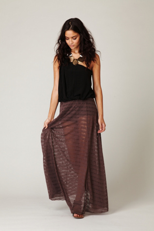 Ripped Up Maxi Skirt