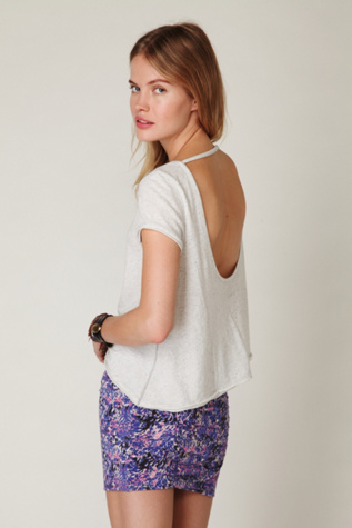 Peek-a-Boo Back Tee