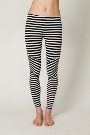 Pieced Striped Legging