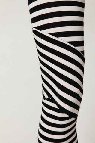 Pieced Striped Legging