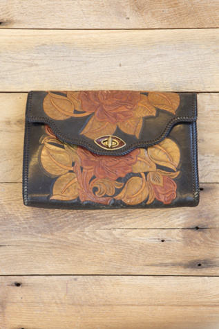 Free People Vintage Western Tooled Bag