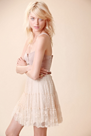 Mesh & Tiers Skirt