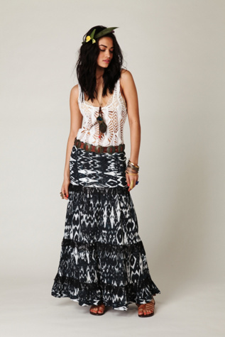 Ikat Lovie Maxi Skirt