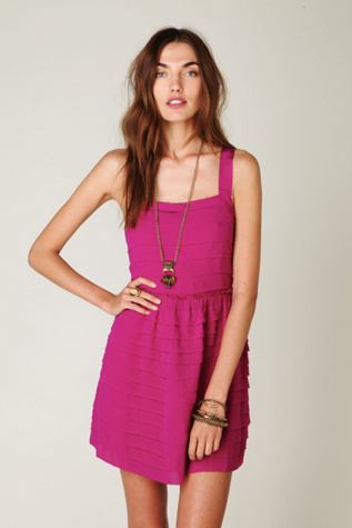 Raw Cut Ruffle Tier Dress