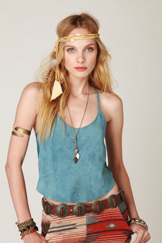 Suede Crop Tank