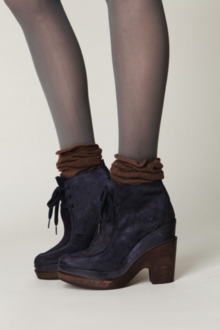 Hoss Stacked Platform Ankle Boot