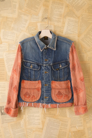 Vintage Lee Beacon Blanket Jacket at Free People Clothing Boutique :  vintage loves denim jacket vintage jean jacket