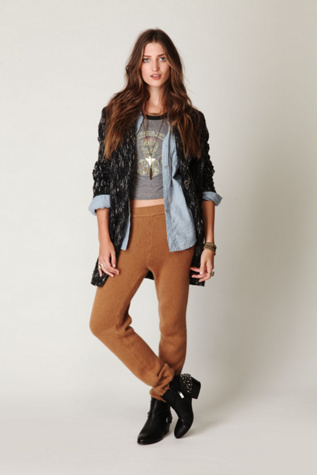 Slouchy Cuff Sweater Pant