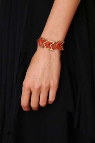 Chevron Leather Bracelet