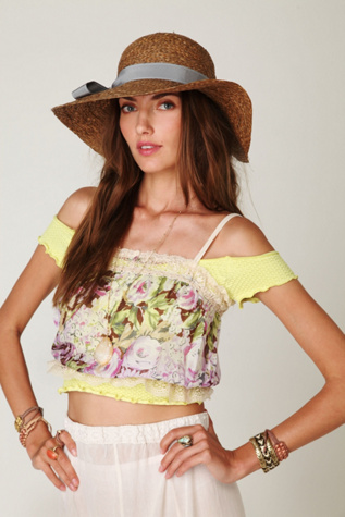 Smocked Seamless Crop Top