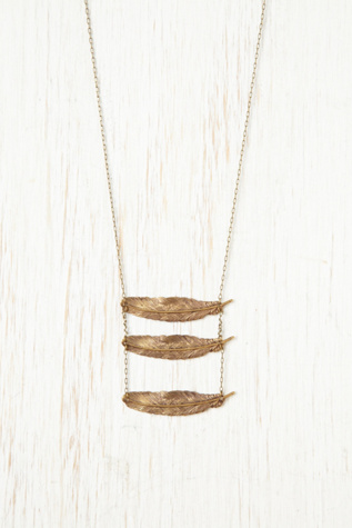 Falling Feathers Necklace