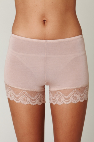 Lace Trim Bike Shorts