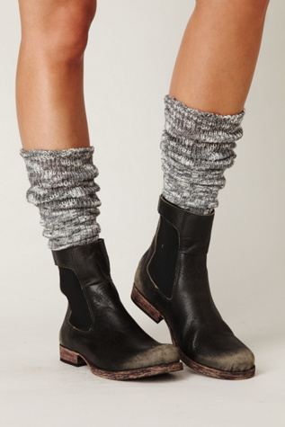 Heather Marl Slouch Sock
