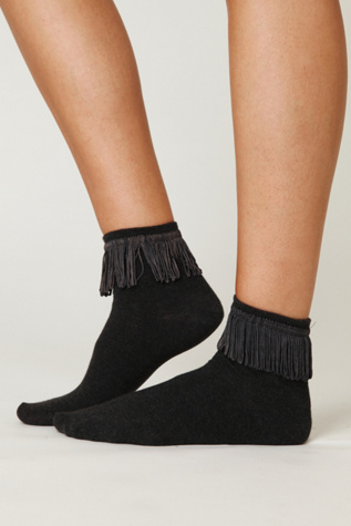 Fringe Ankle Sock