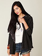 Leopard French Terry Cardigan