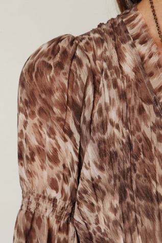 Dreamtime Leopard Maxi Dress