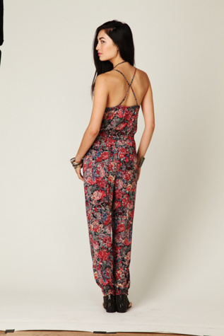 Navy Floral Print