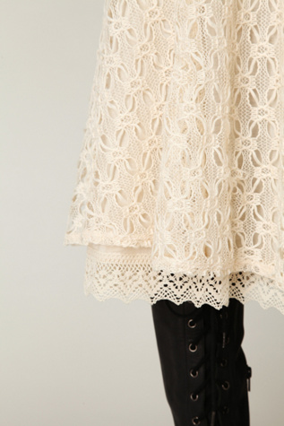 Tea Length Crochet Skirt