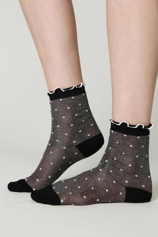 Mesh Dot Ankle Sock
