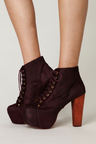 Burgundy Ophelia Platform