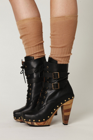 Conviction Wood Heel Boot