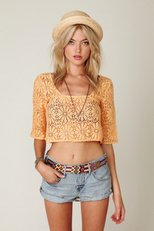 French Janis Crop Top