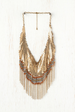Chainmail Beaded Bib