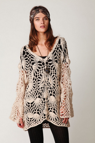 Boxy Crochet Sweater