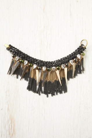 Mia Chain Fringe Bracelet