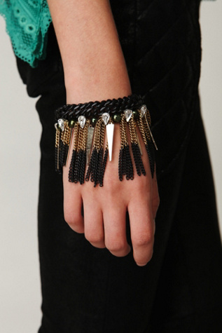 Mia Chain Fringe Bracelet