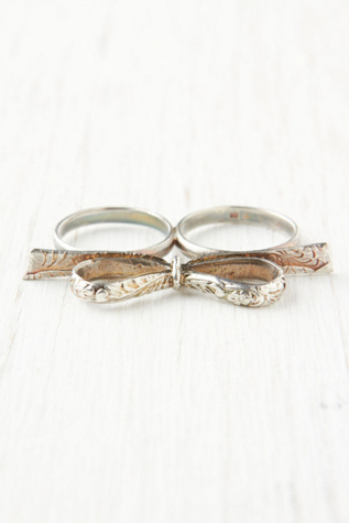Love Knot Double Ring